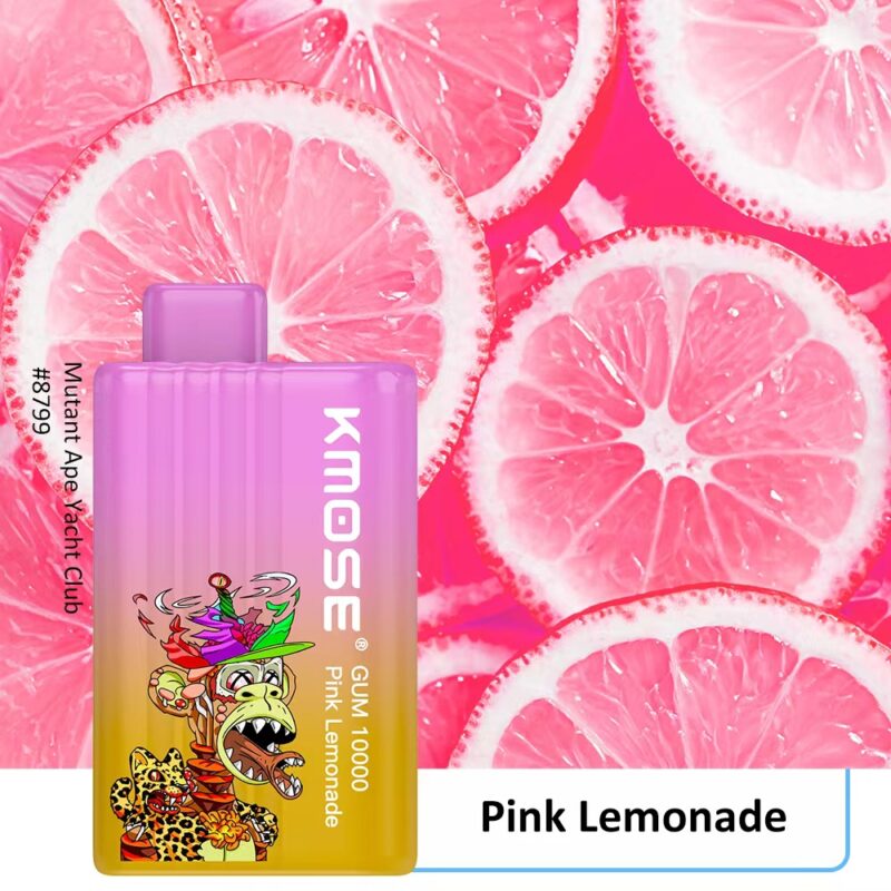 Kmose Gum Disposable Vape Pod 10000 Puffs - Pink Lemonade